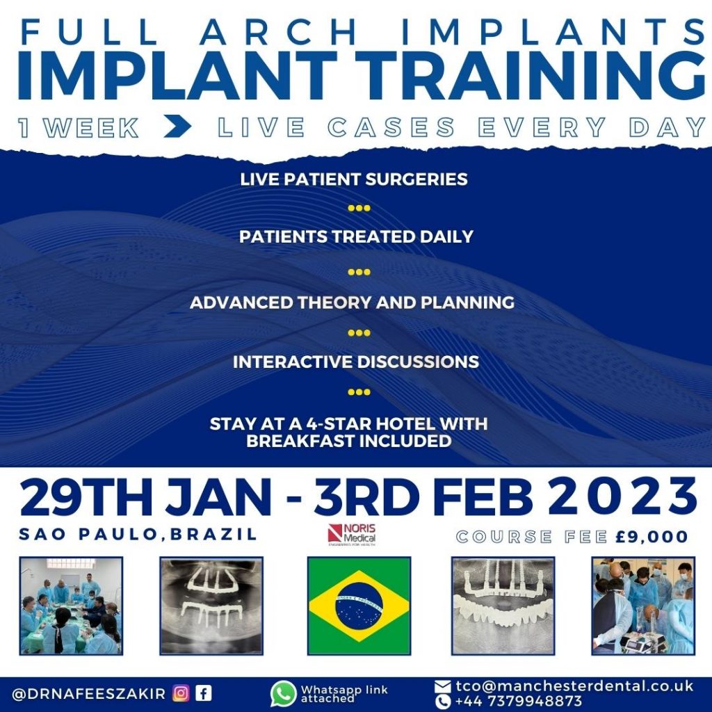 full arch implant training 2023