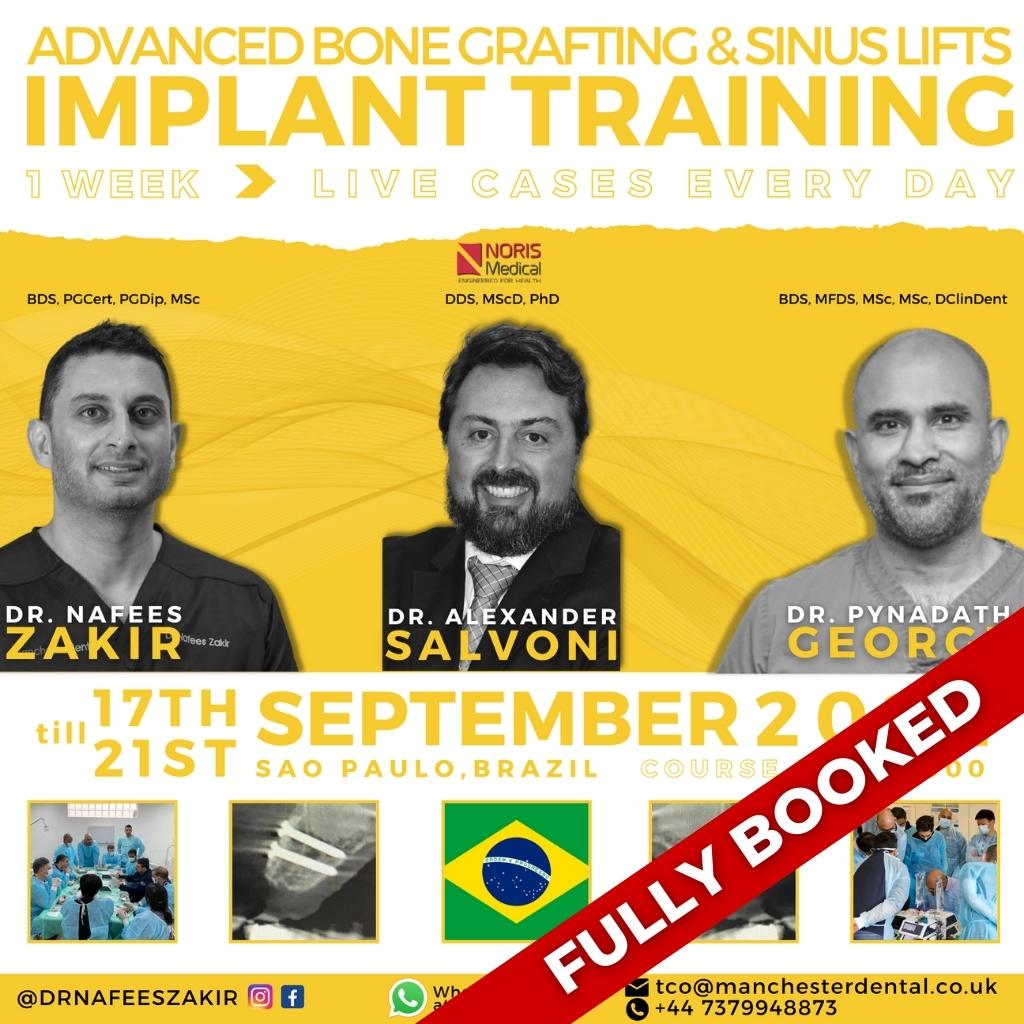 bone graft and sinus lift training
