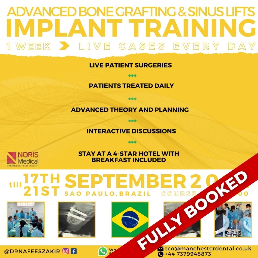 bone graft and sinus lift training