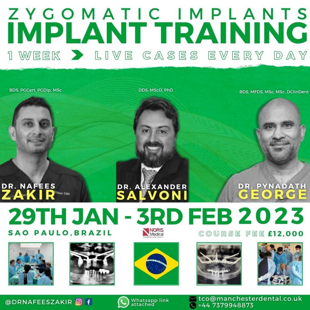 zygomatic implant training 2023
