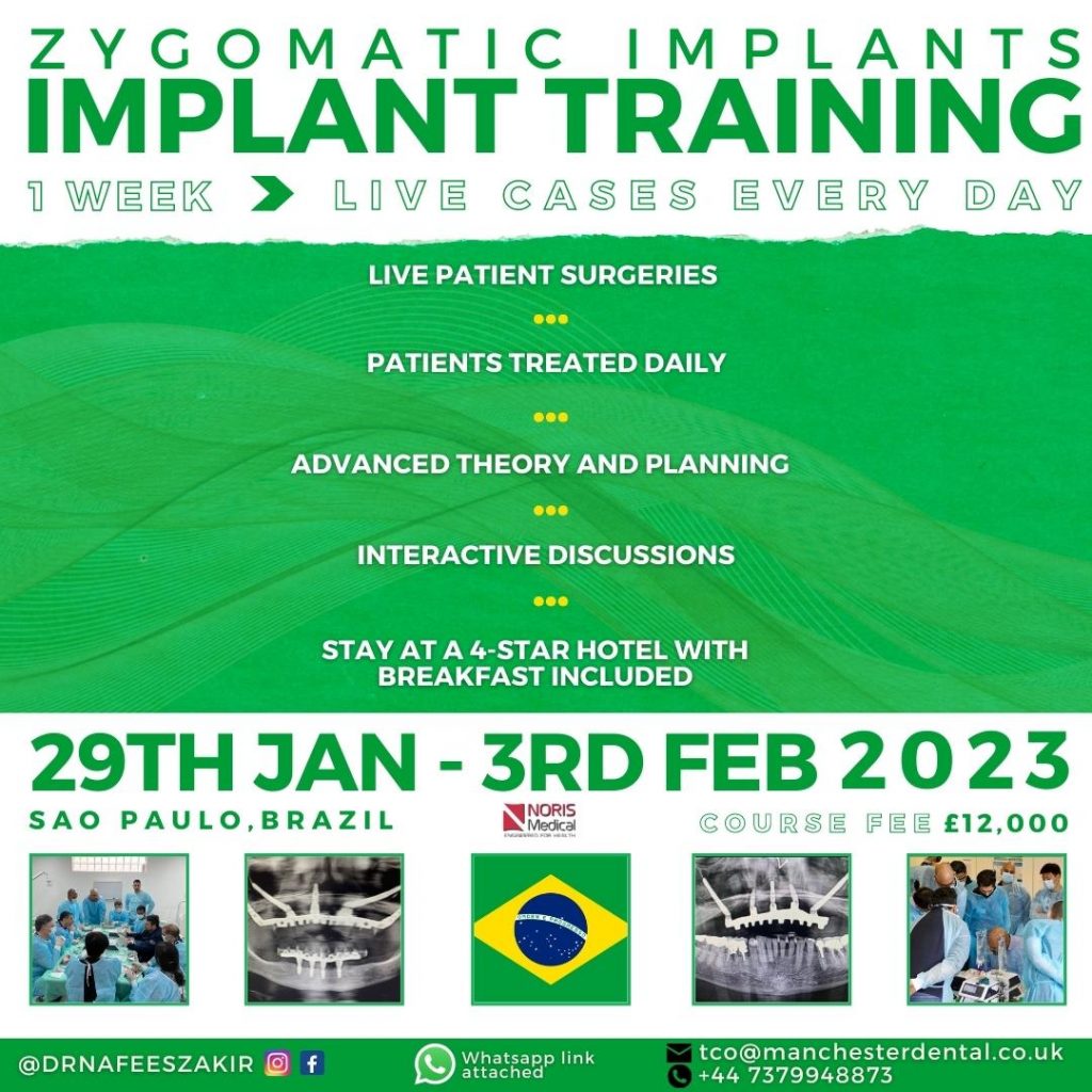 zygomatic implant training 2023