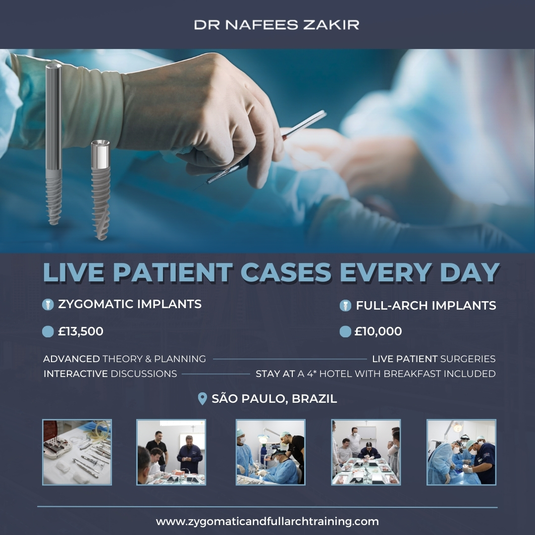 zygomatic and full arch implant training